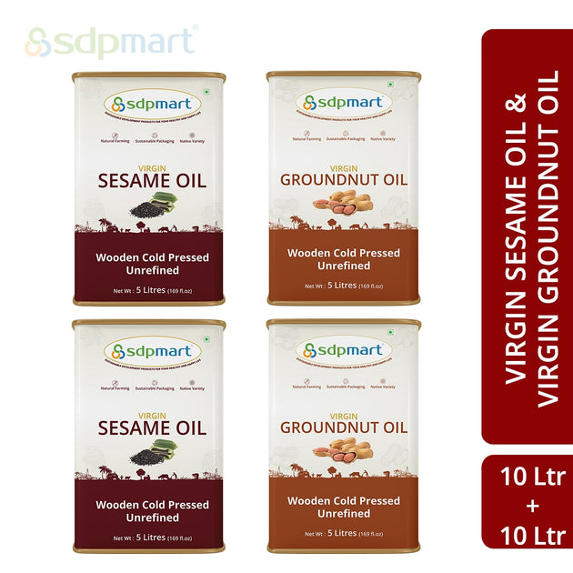 SDPMart 20 Ltrs Combo Pack SDPMart Cold pressed virgin sesame oil