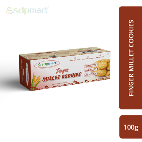 SDPMart Finger Millet Cookies 100 Gms - SDPMart