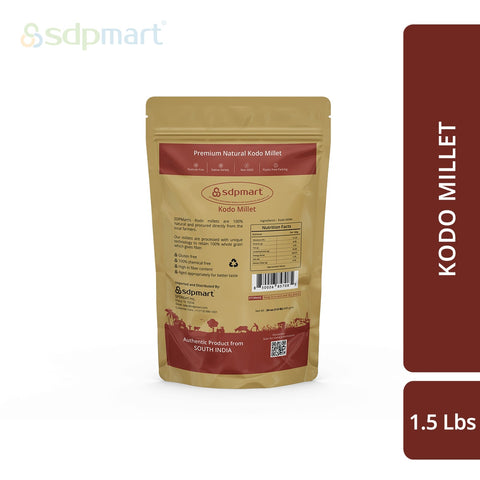 SDPMart Premium Kodo Millet  (Unpolished) 1.5 LB