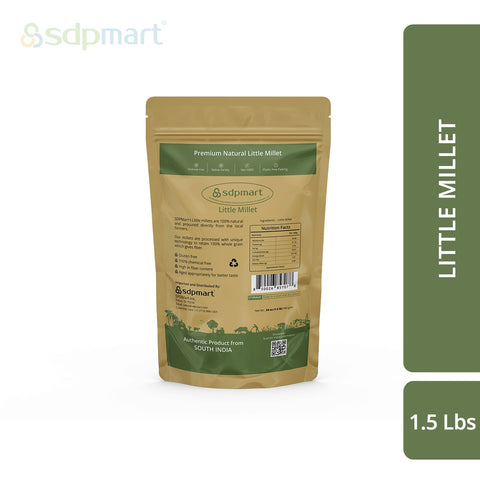 SDPMart Premium Little Millet  (Unpolished) 1.5 LB