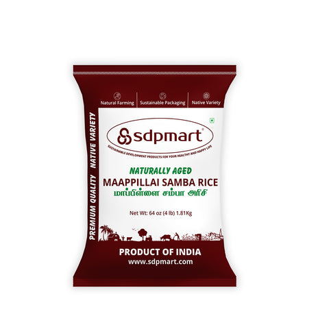 SDPMart Premium Maappillai Samba Rice 4 LB - SDPMart