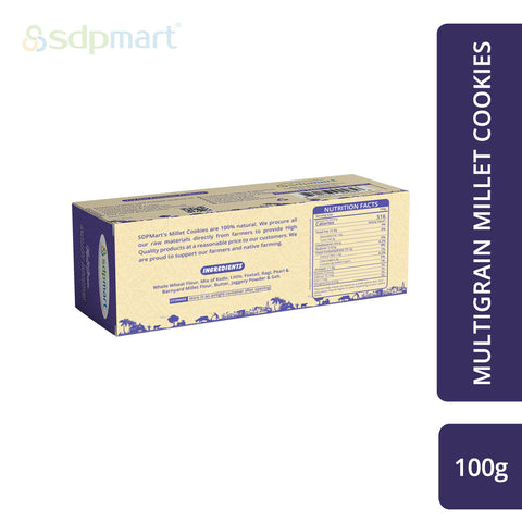 SDPMart Multi Grain Millet Cookies 100 Gms