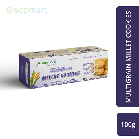 SDPMart Multi Grain Millet Cookies 100 Gms - SDPMart