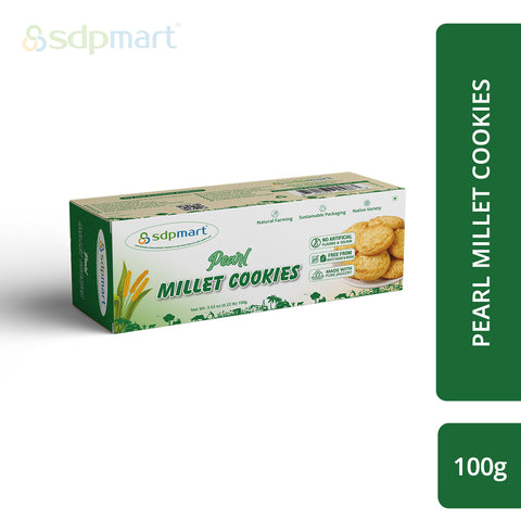 SDPMart Pearl Millet Cookies 100 Gms - SDPMart