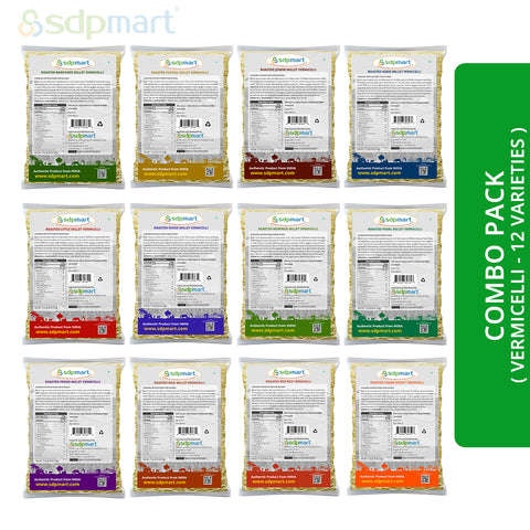 SDPMart Millet Roasted Vermicelli 12 Ct COMBO - SDPMart