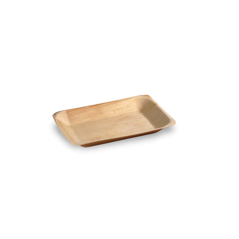 SDPMart Premium Palm Leaf Plate Rectangle Tray 9X6 INCH - SDPMart