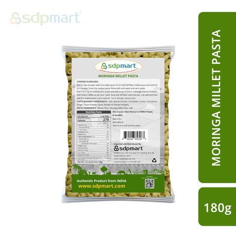 SDPMart Moringa Millet Pasta 180 Gms - SDPMart