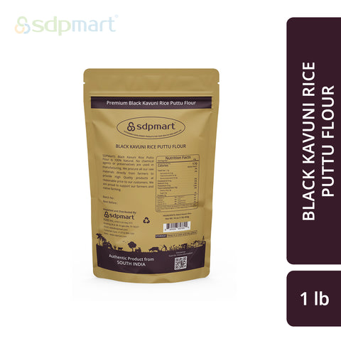 SDPMart Premium Black Kavuni Rice Puttu Flour 1 LB - SDPMart