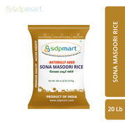 SDPMart Premium Sona Masoori Rice 20 LB - SDPMart