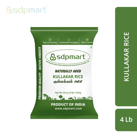 SDPMart Premium Kullakar Rice 4 LB - SDPMart