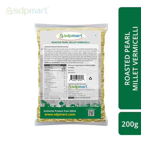 SDPMart Roasted Pearl Millet Vermicelli 200 Gms - SDPMart