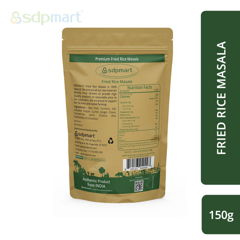 SDPMart Fried Rice Masala Powder 150 Gms - SDPMart