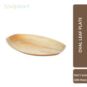 SDPMart Premium Palm Leaf Plate Oval 16x11 INCH - SDPMart