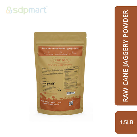 SDPMart Premium Raw Cane Jaggery Powder - SDPMart