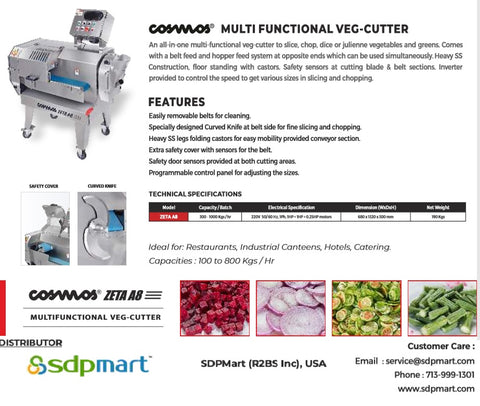 Vegetable Cutting Machine, Multifunctional Vegetable Cutter Machine Supplier