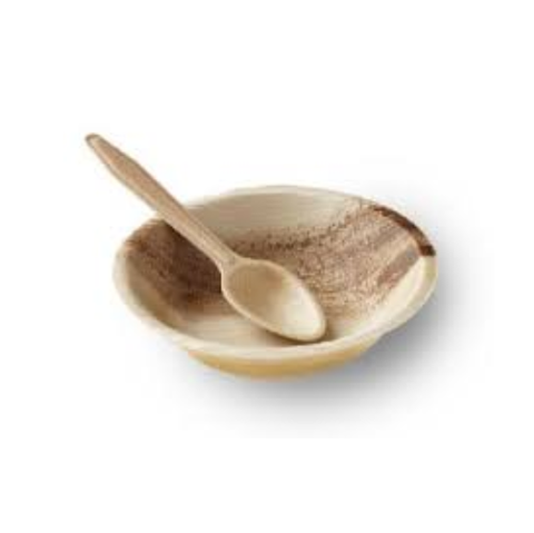 areca palm leaf spoons SDPMart Premium Palm Leaf Spoon 6 INCH